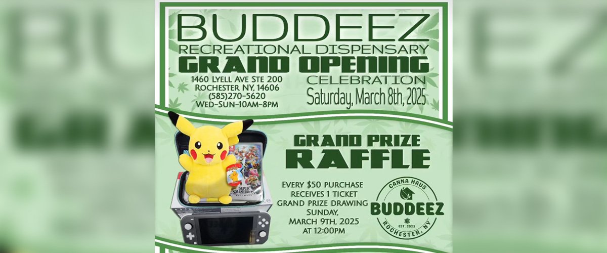 Rochester’s Buddeez Dispensary Grand Opening March 8