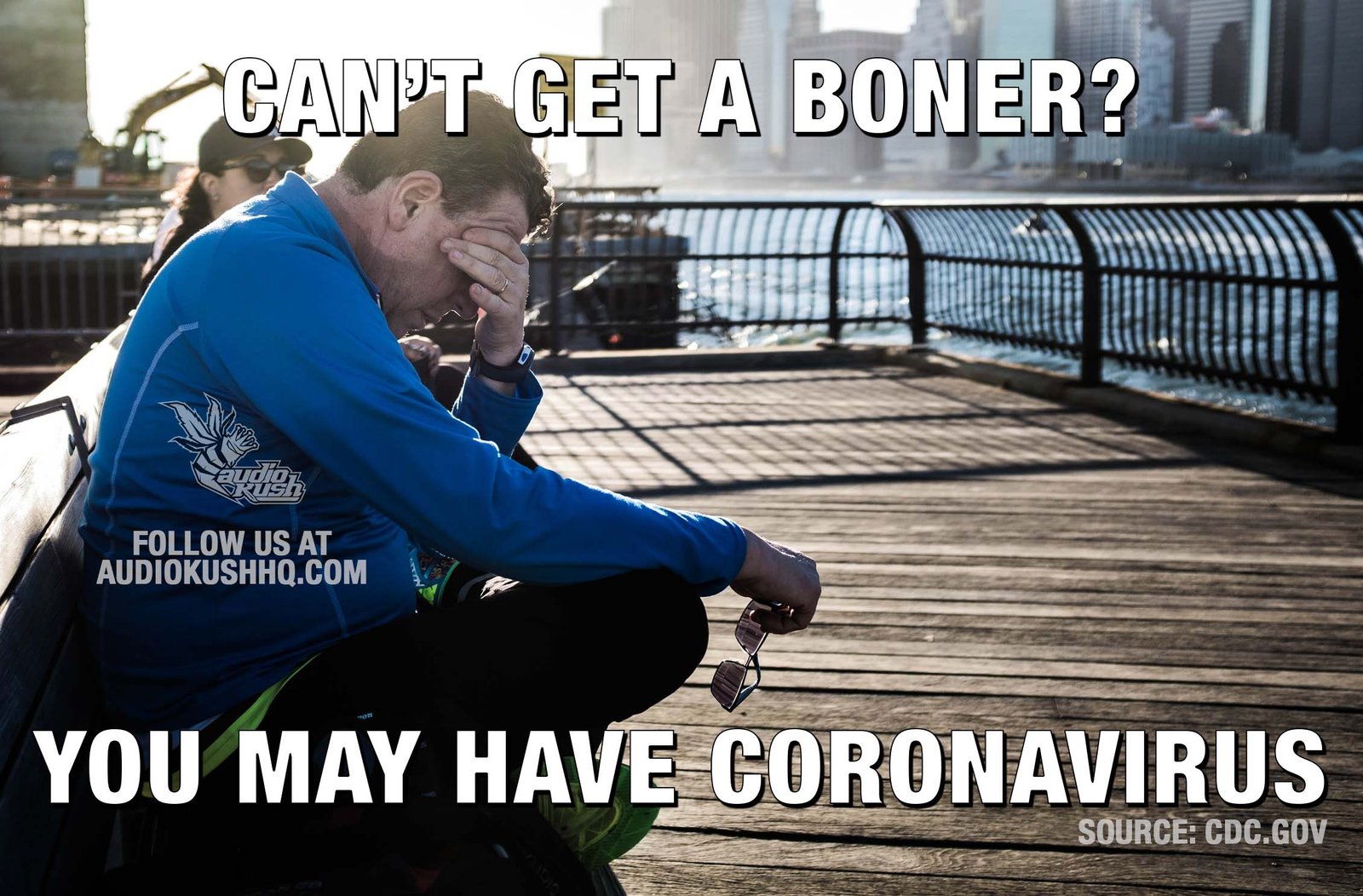 Can't seem to be able to get a boner? You heard that right! One of the symptoms of Coronavirus is the inability to arouse. So if you can't a boner, chub, stiffy, hard-on, erection, woodie, or pitch a trouser tent, you may have Coronavirus!