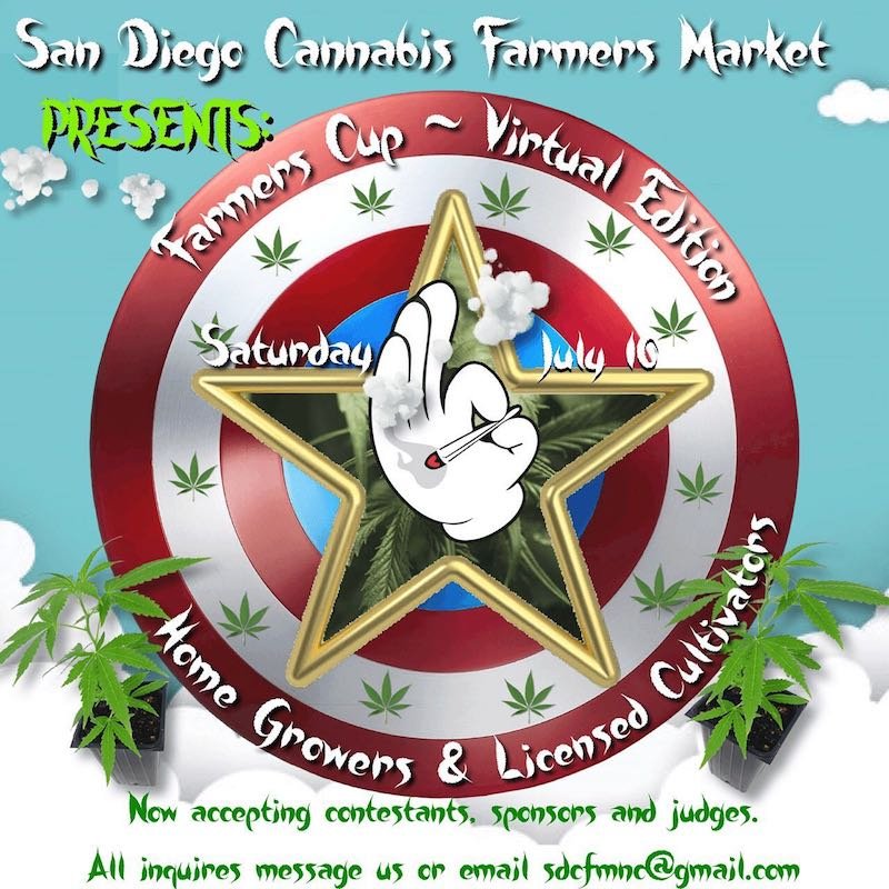 San Diego Cannabis Farmers Market: Farmer's Cup, virtual edition
