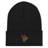AK Rainbow Bee Cuffed Beanie - Image 2