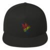 AudioKush Rainbow Bee Flat Brim Cap - Image 2