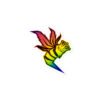 AudioKush Rainbow Bee Stickers - Image 2