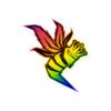 AudioKush Rainbow Bee Stickers - Image 3