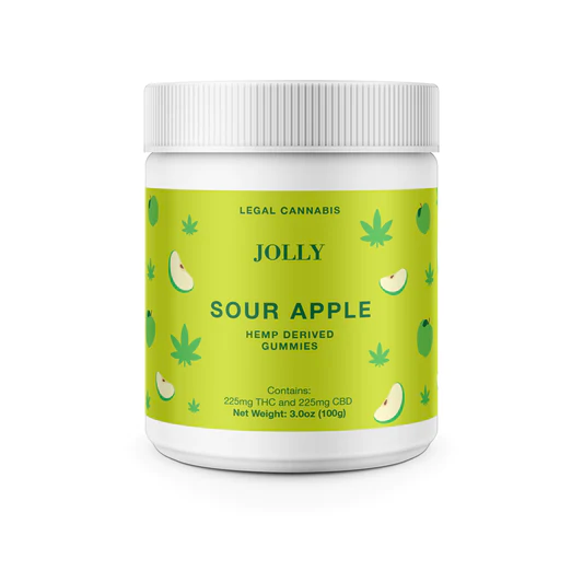 Jolly Cannabis Sour Apple Original CBD Gummies