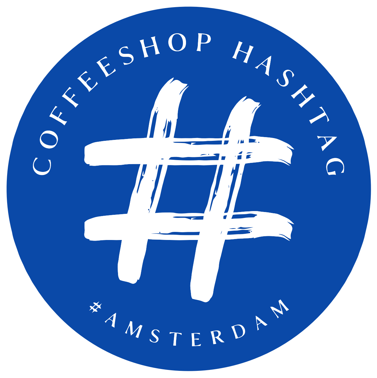 Coffeeshop Hashtag Amsterdam Logo