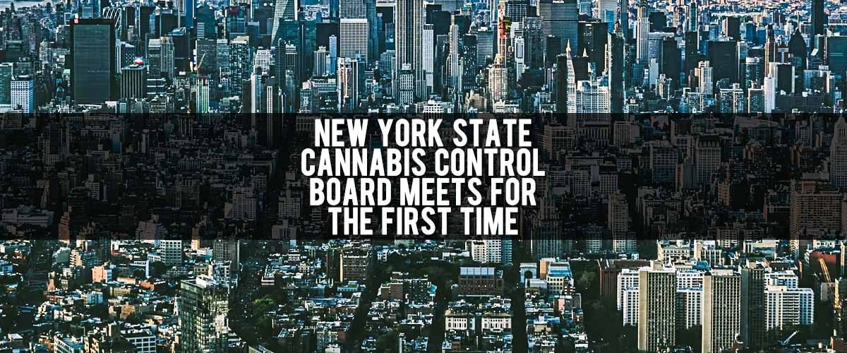 New York State Cannabis Control Board Meets For First Time